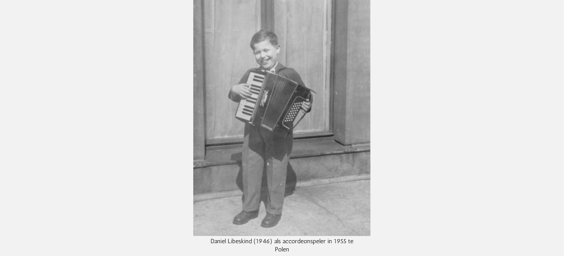 Daniel Libeskind als accordeonspeler